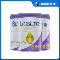 【澳洲直邮包邮】Biostime 合生元 婴儿金装羊奶粉3段 800克x3罐/箱（1-3岁适用）【奶粉订单身份证必须上传】【新疆、西藏、内蒙古、青海、宁夏、海南、甘肃，需加收运费】